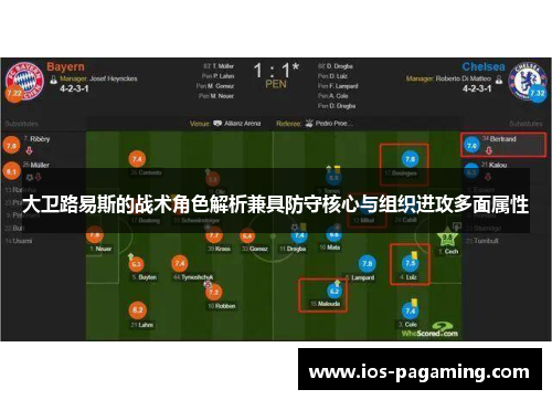 大卫路易斯的战术角色解析兼具防守核心与组织进攻多面属性